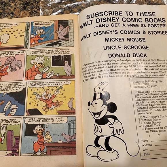Vintage Walt Disney's Uncle Scrooge Comic Book - Picture 5 of 6